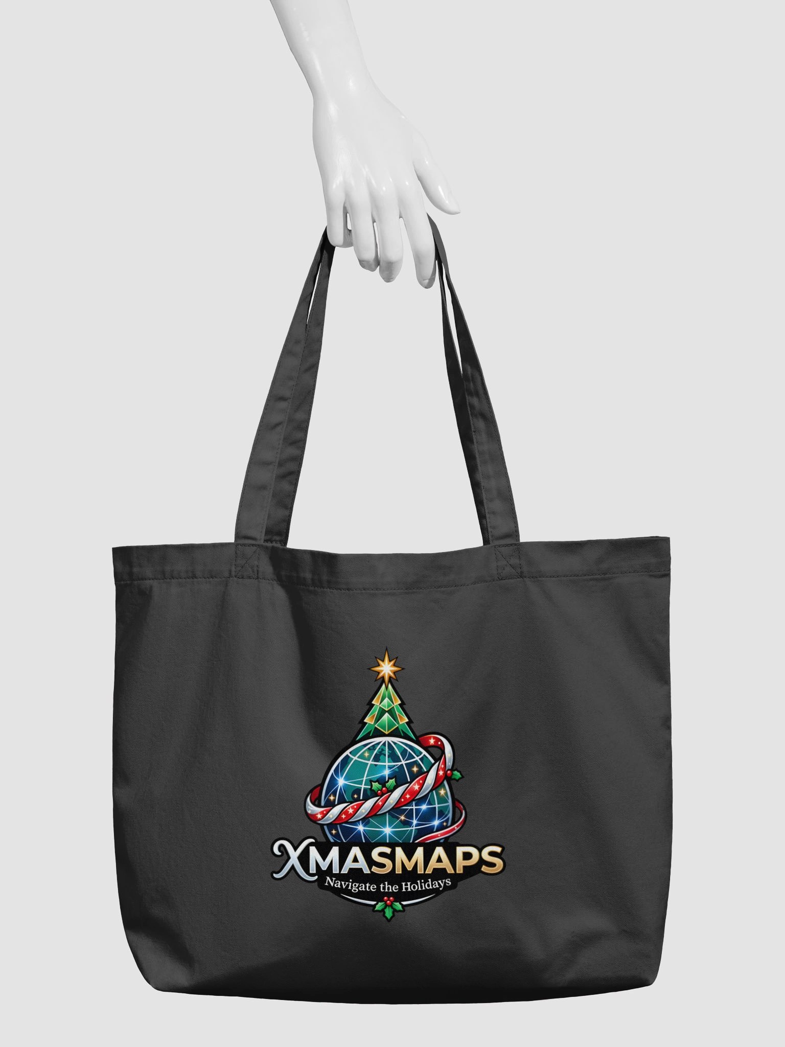 XmasMaps Premium Heavyweight Tote Bag product image (6)