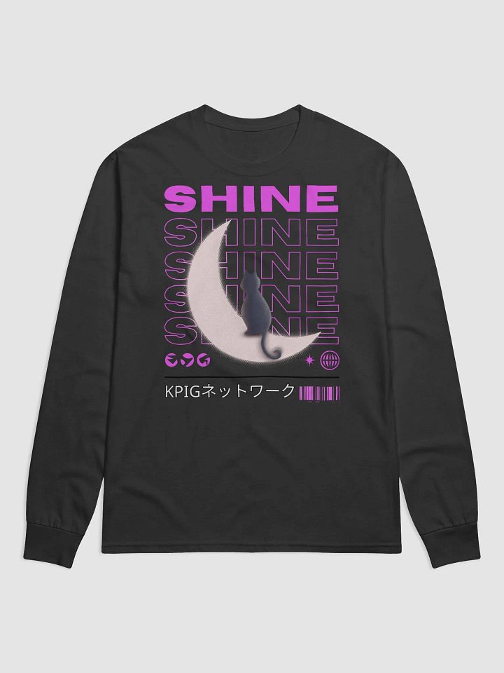 Kitty on the Moon Long Sleeve Shirt product image (1)