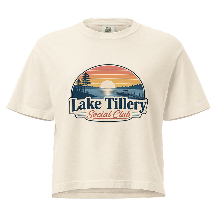 Lake Tillery Social Club Comfort Colors Boxy Tee product image (3)