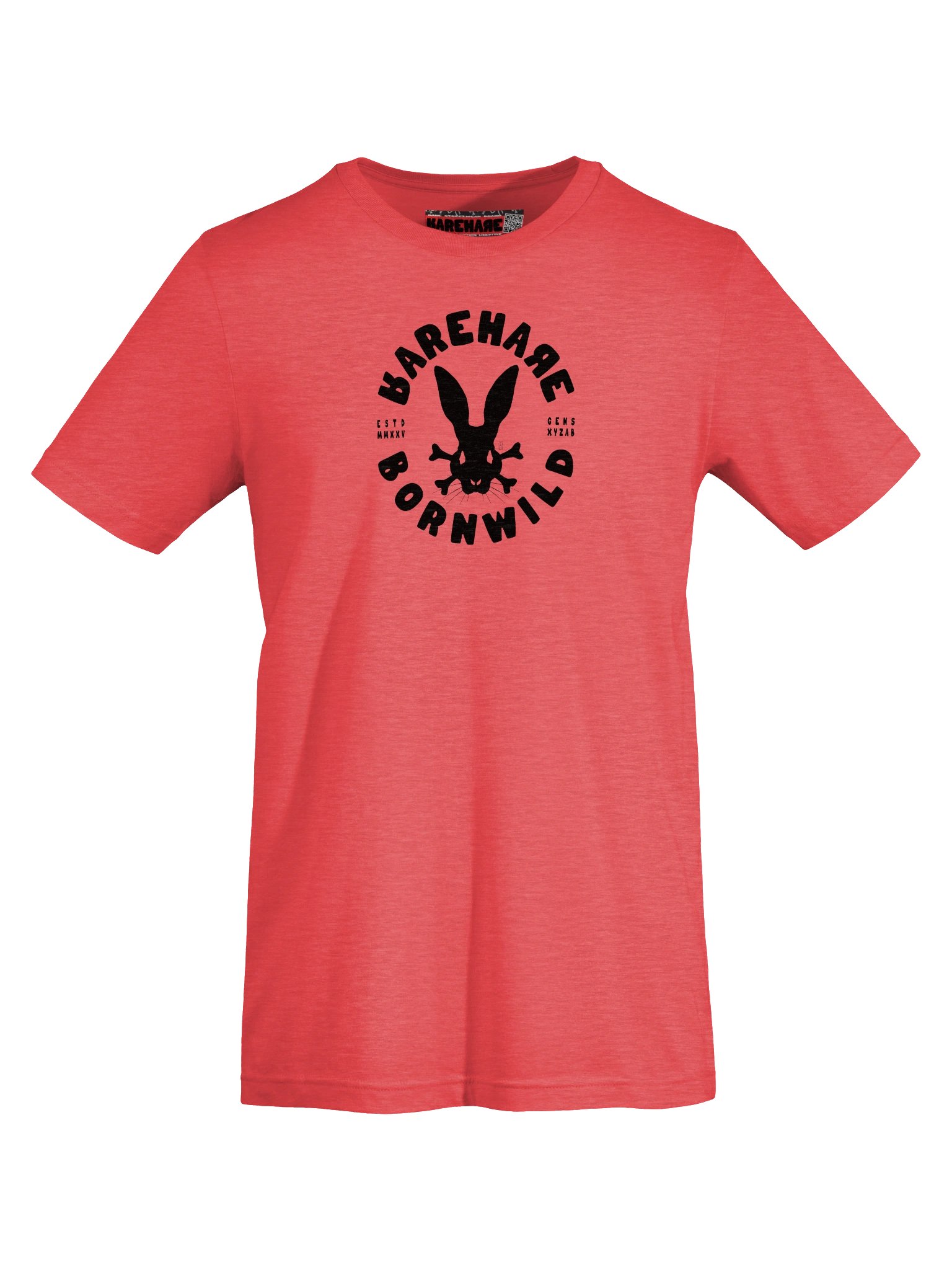 RAREHARE - BORNWILD (Black Edition) Graphic Streetwear T-Shirt product image (5)