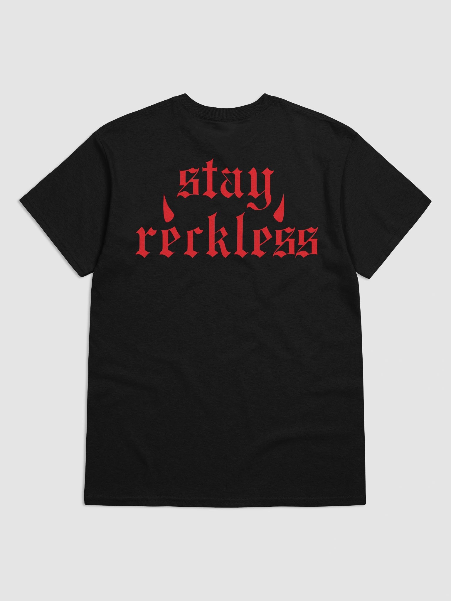 Stay Reckless *Red Horns* - T-Shirt product image (17)