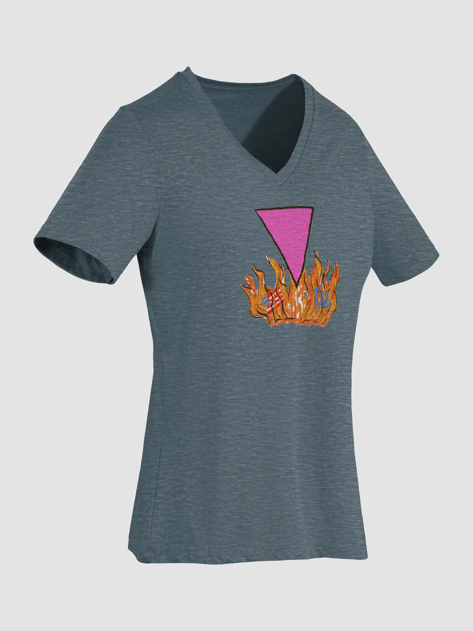 Burn It All Down V-Neck tee product image (27)
