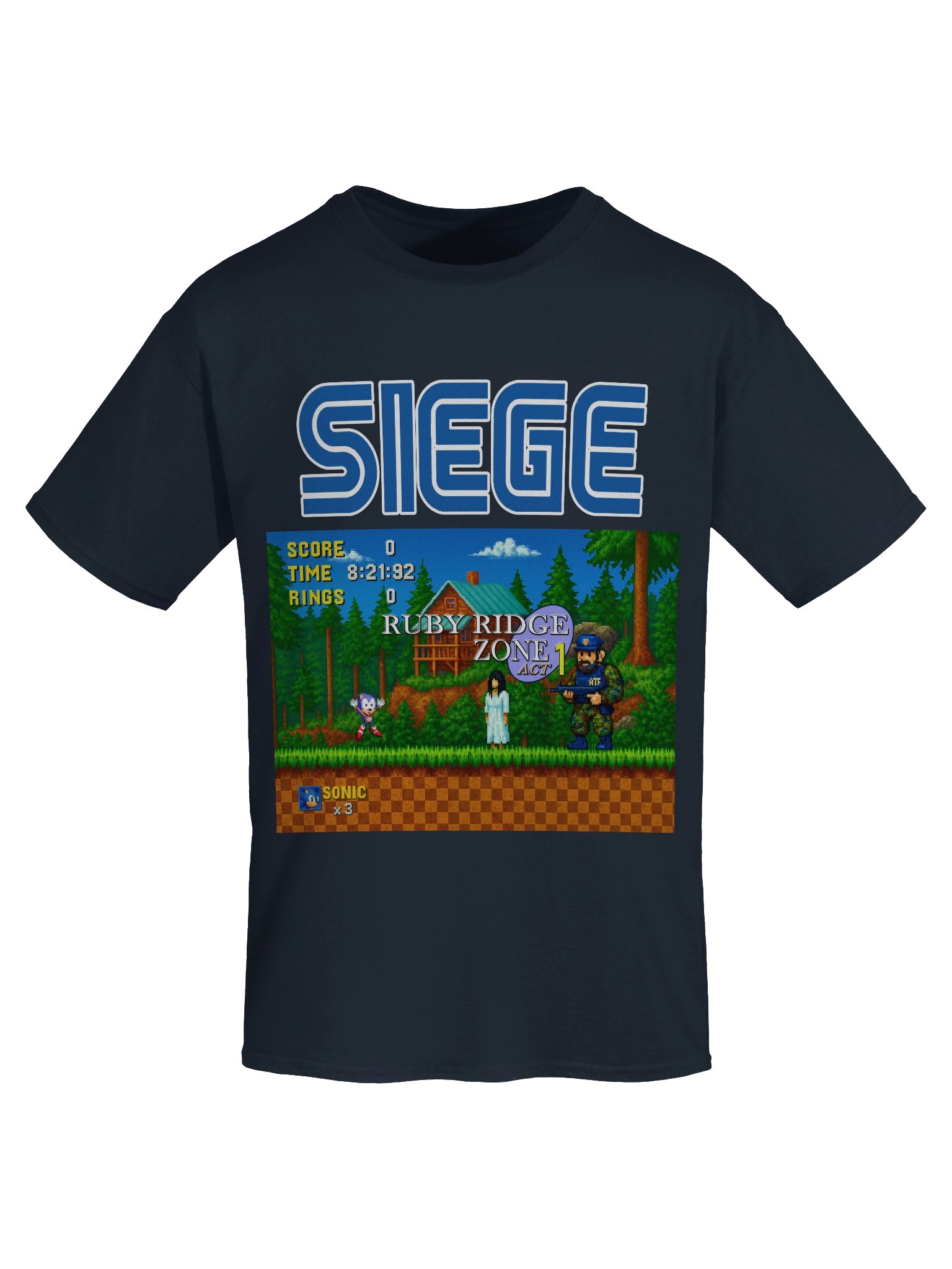 Sanic Ruby Ridge Siege Tee product image (23)