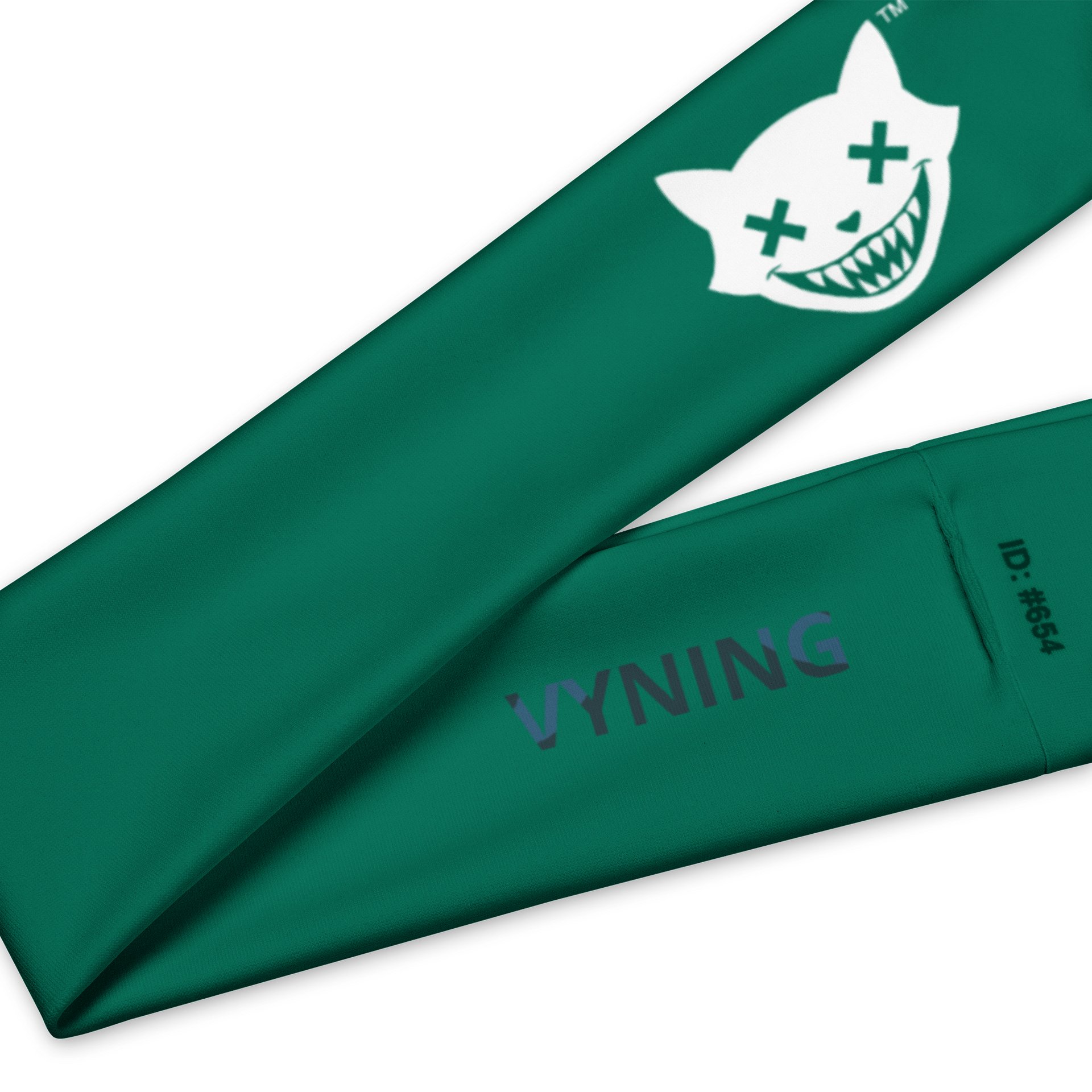 GREEN VYNING DEVIL KITTY HEADBAND product image (3)