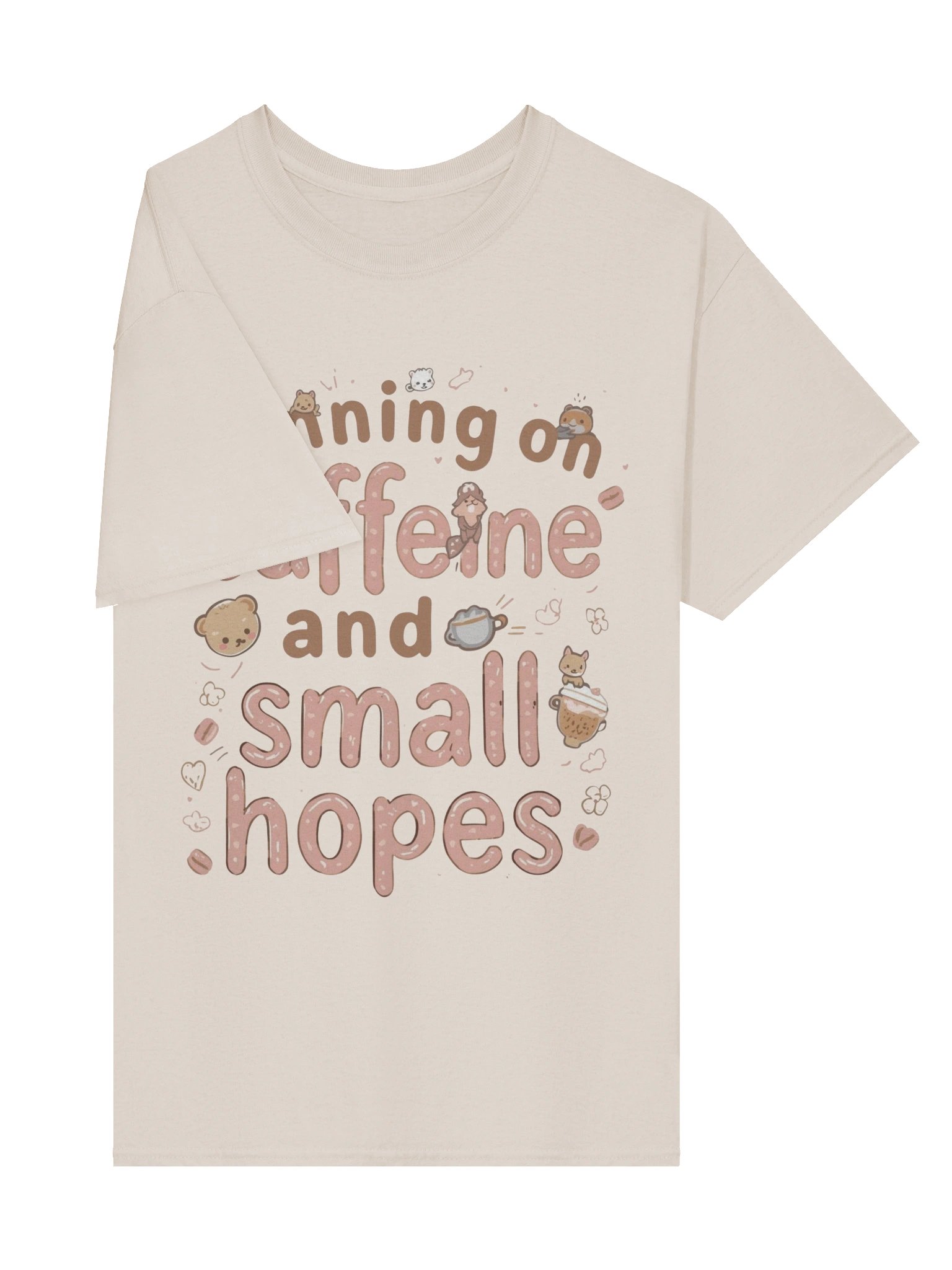 Running on Caffeine & Small Hopes Tee☕✨ (Because that’s basically a personality trait now) product image (112)