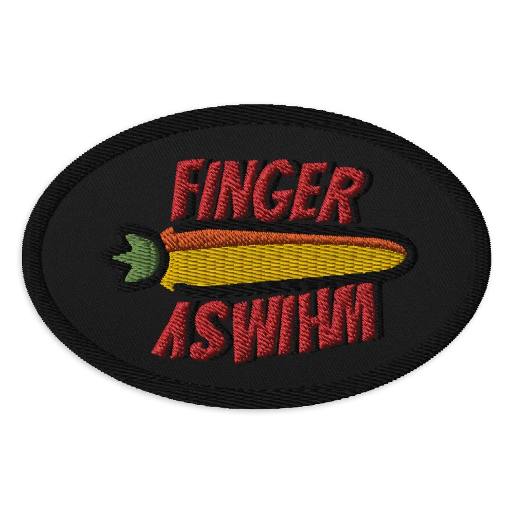 FINGER WHIMSY Embroidered Patch product image (1)