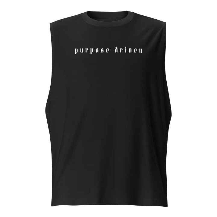 PURPOSE DRIVEN SLEEVELESS SHIRT product image (1)