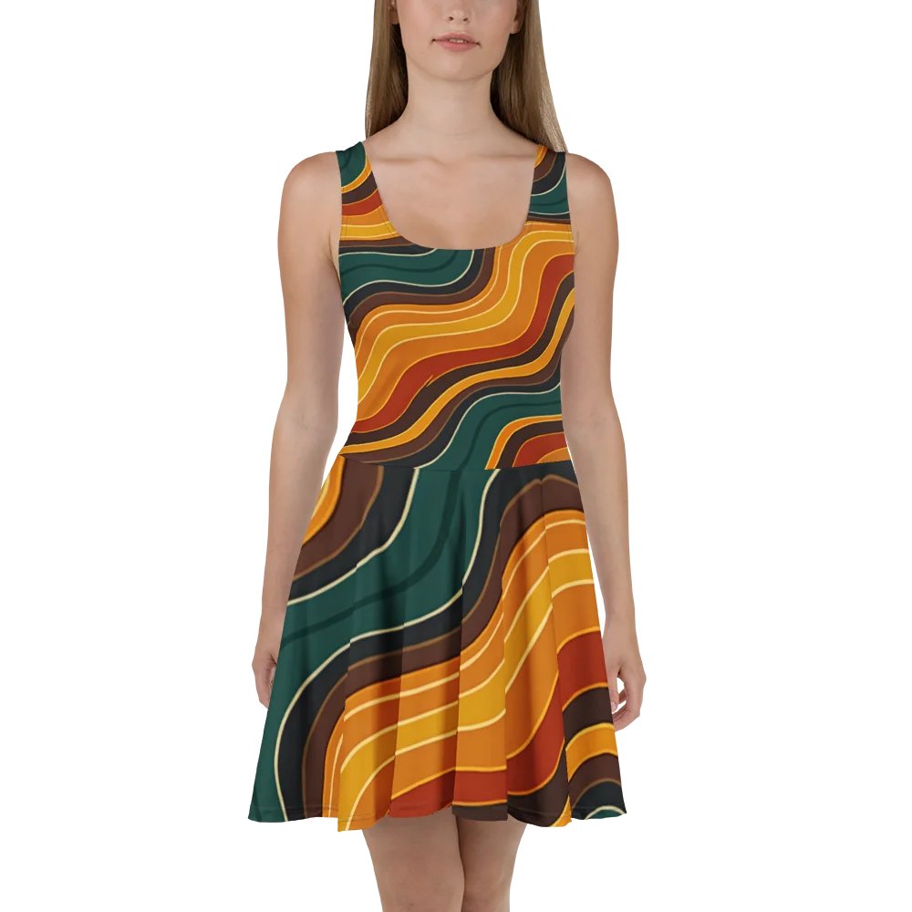 Barry Grady 'Flowing Waves' Sleeveless Dress product image (2)