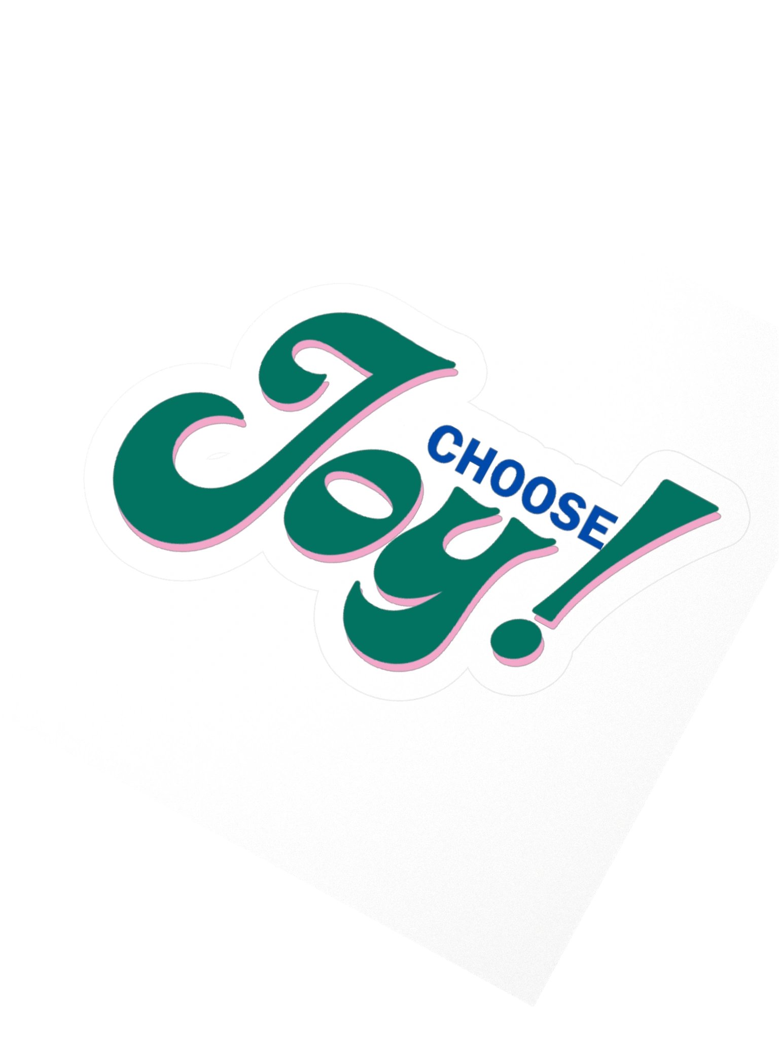 Choose Joy! Colorful Kiss Cut Sticker product image (4)