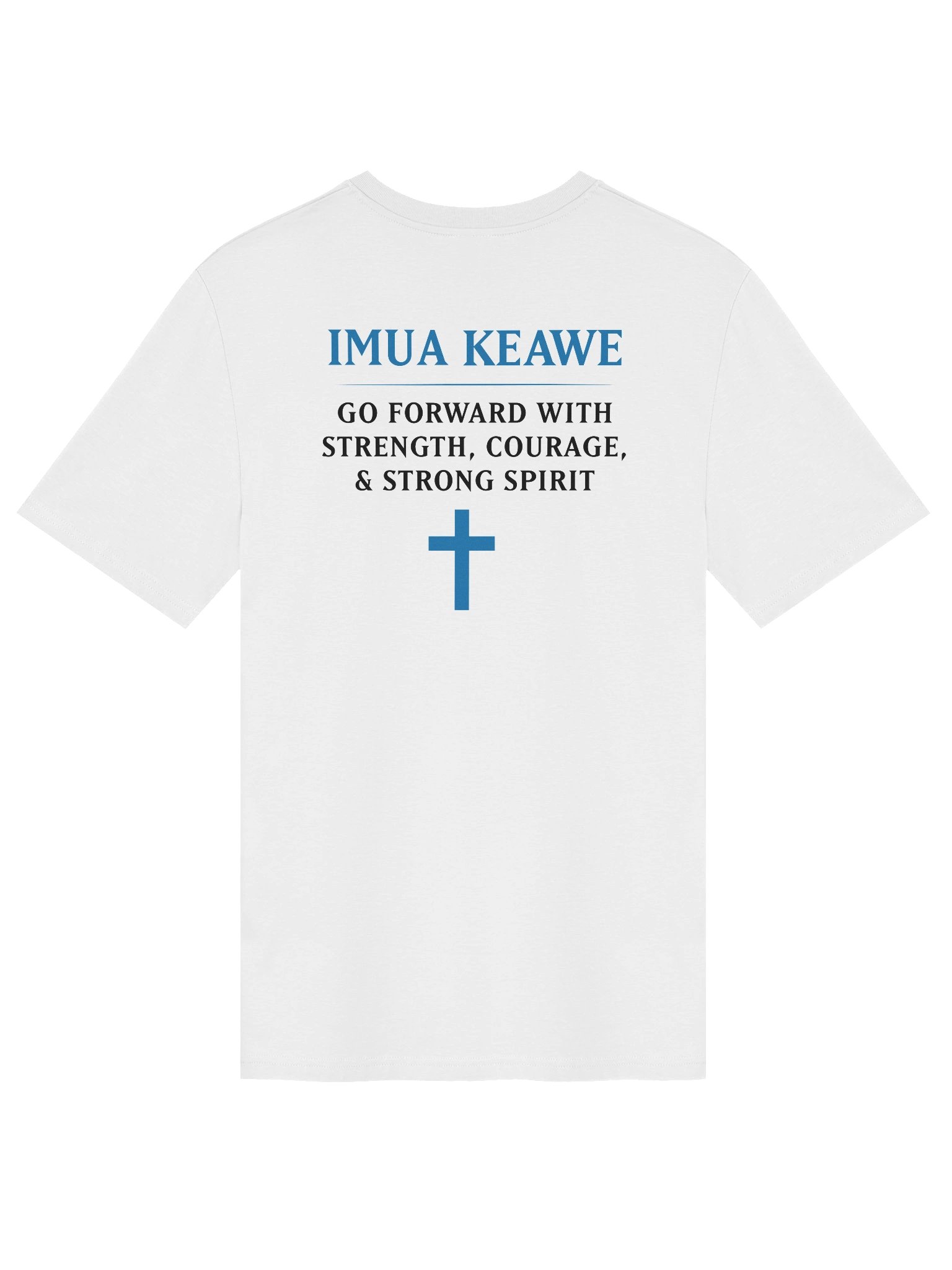 UNISEX White IMUA Keawe TShirt product image (2)