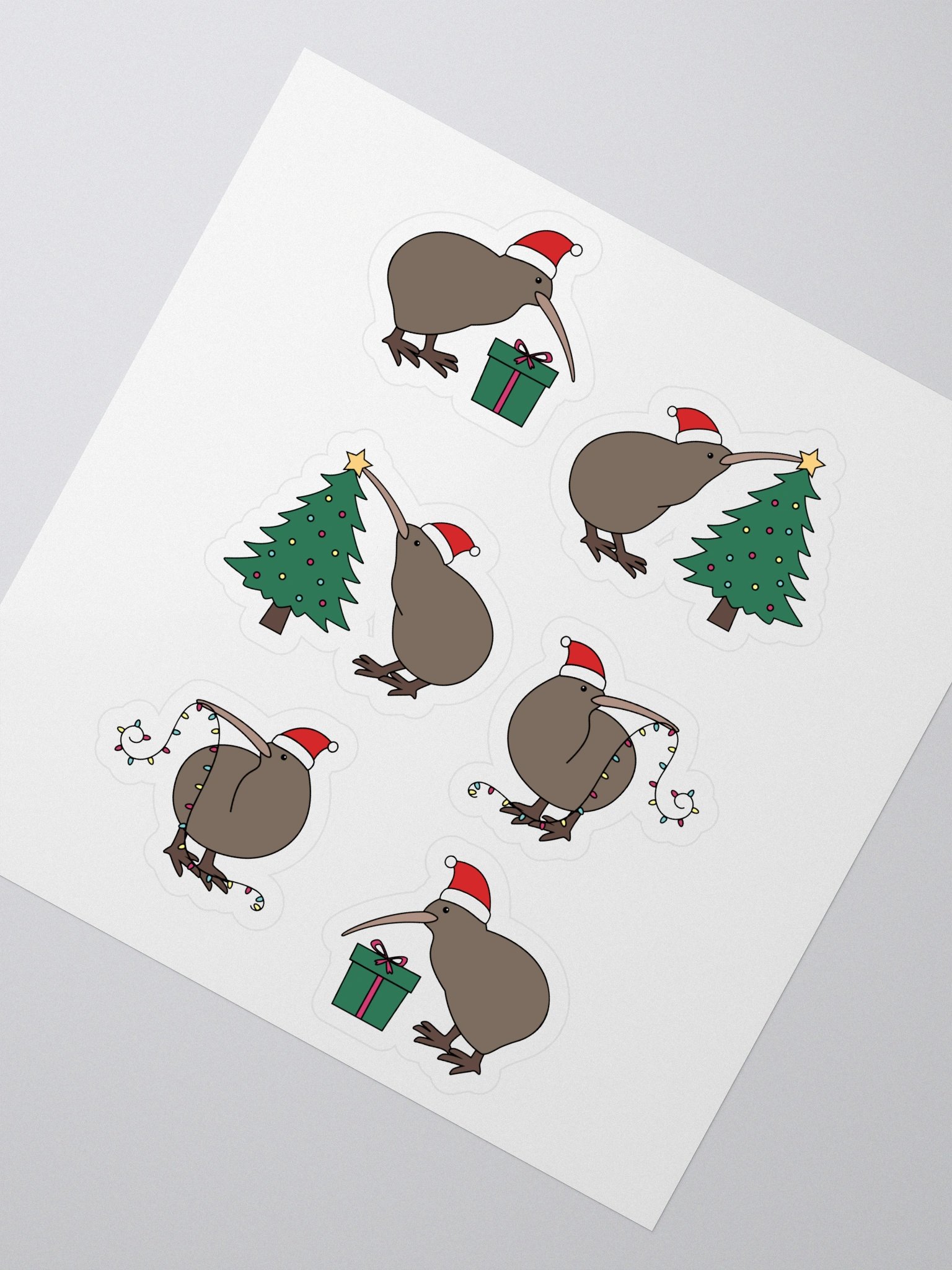 Christmas Kiwi Sticker product image (2)