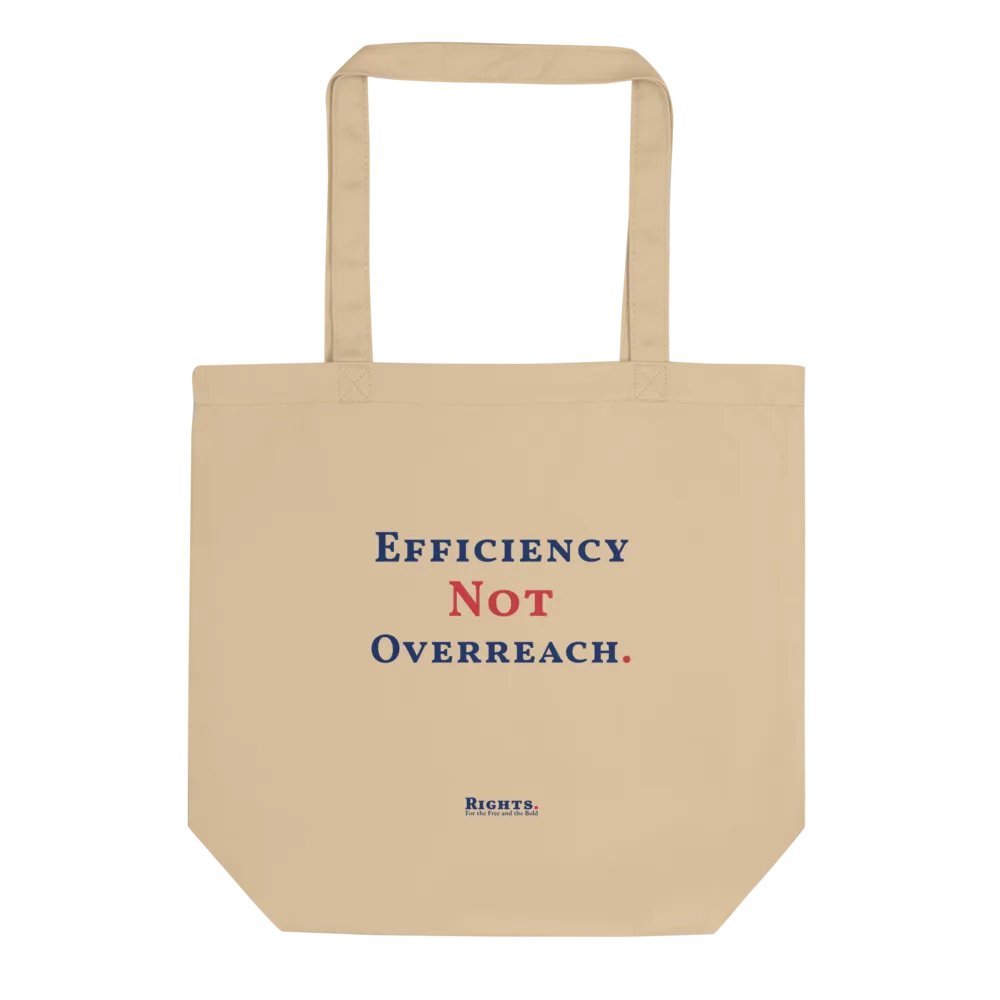 Efficiency Not Overreach. Tote Bag product image (1)