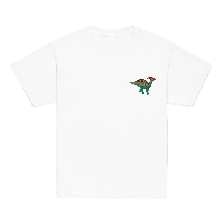 Youth Parasaurolophus Embroidered T-Shirt product image (73)