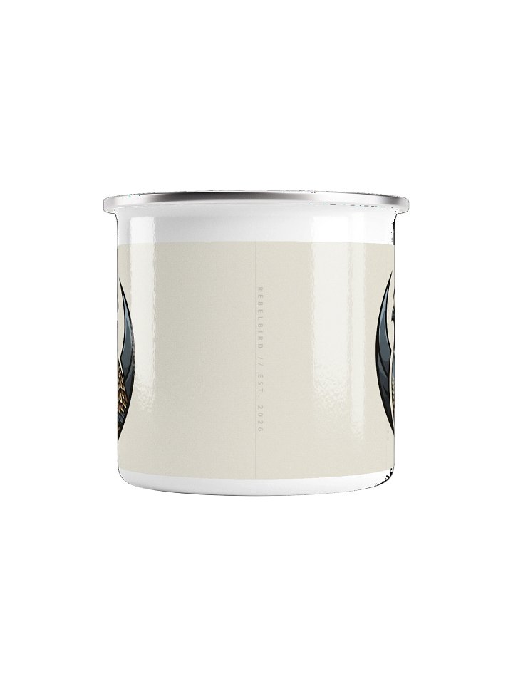 RebelQuail Crest Enamel Mug product image (2)
