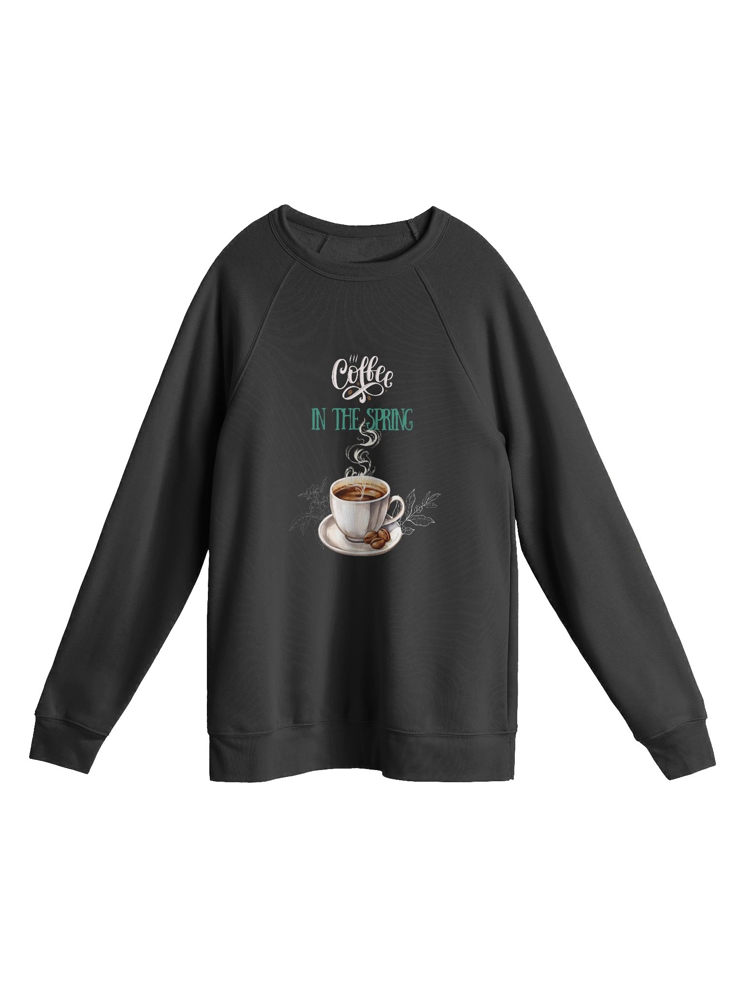 "Coffee In The Spring" Fleece Sweatshirt product image (1)