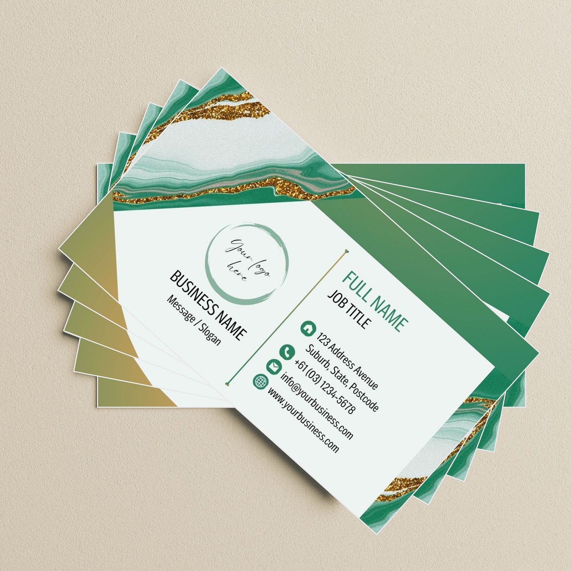 Esmeralda - Business Card Template product image (4)