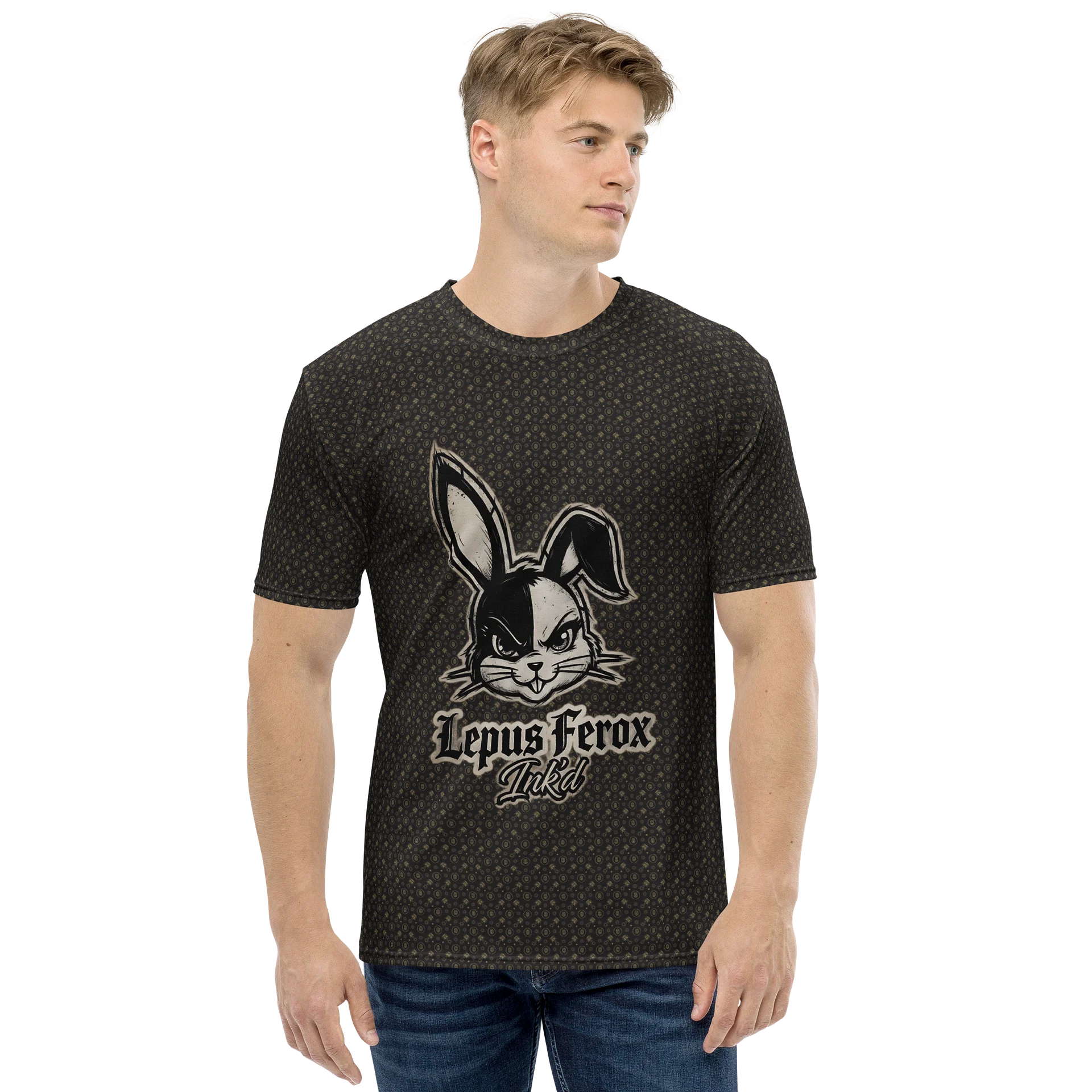 Lepus Ferox — Rider Hare Allover Tee product image (2)