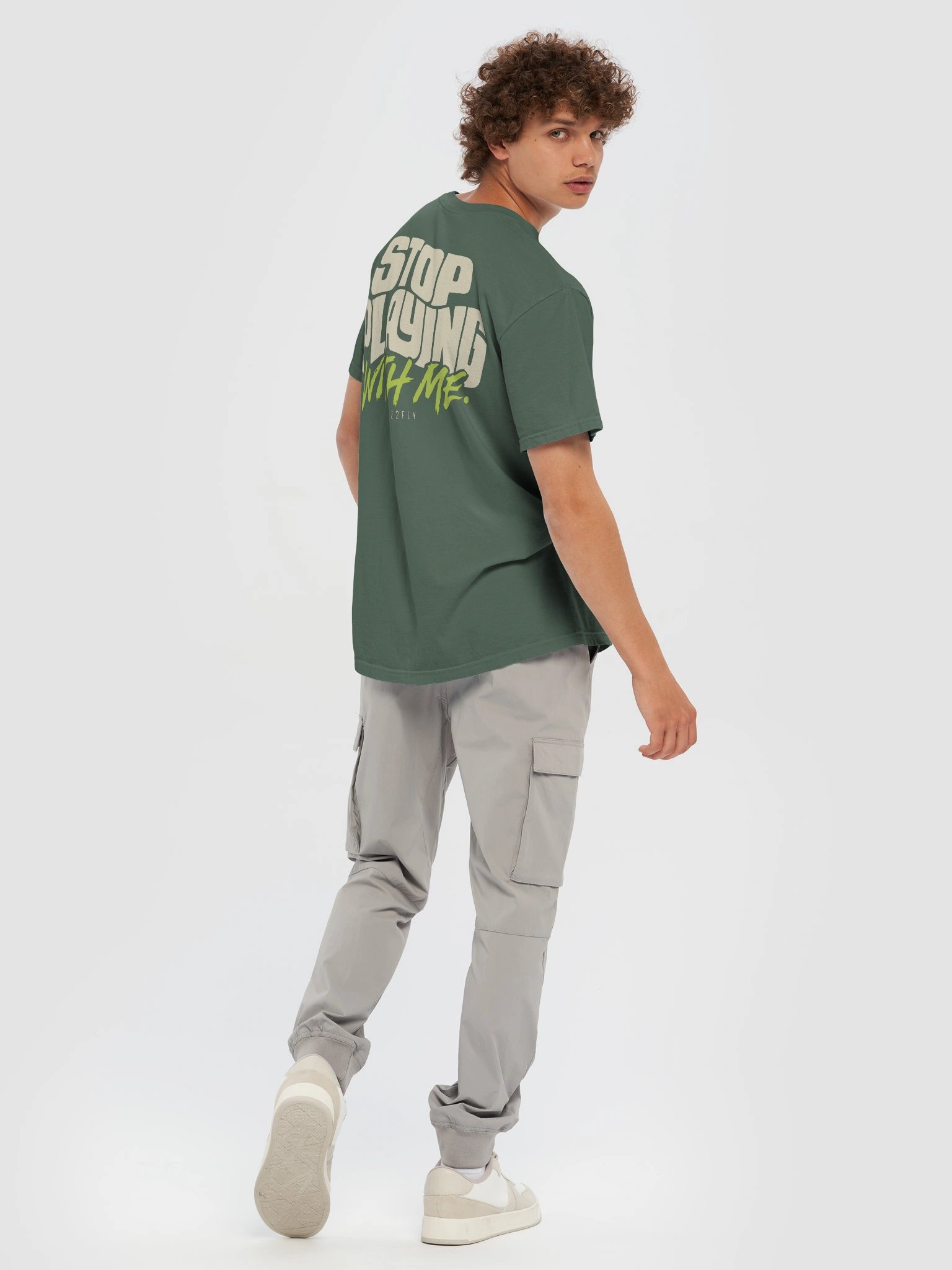 STOP PLAYING WITH ME — Back Print Tee product image (12)