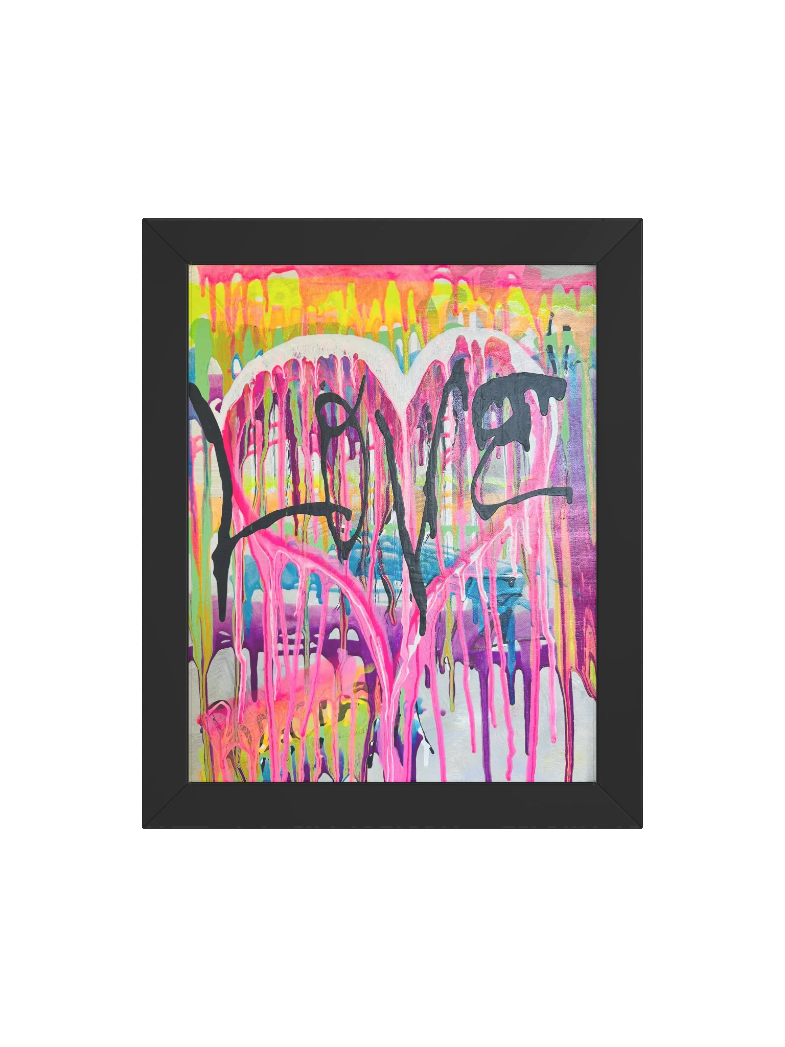 Graffiti Heart Framed Poster Print product image (4)