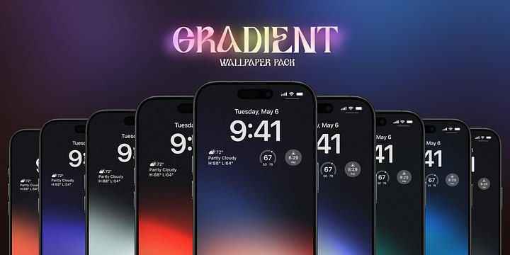 Gradient Blur Wallpaper Pack product image (1)