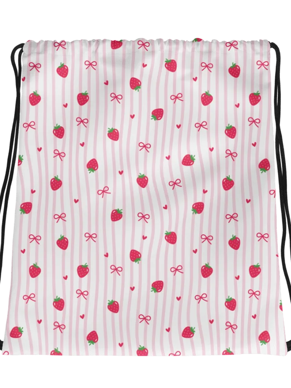 Sugarplum Strawberry Co. Gym Drawstring Bag. product image (4)