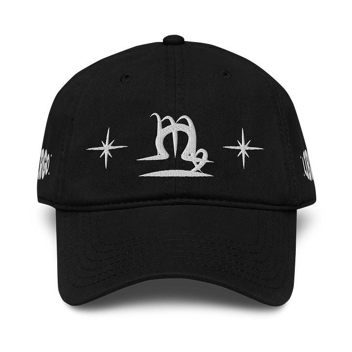virgo libra cusp dad hat (white) product image (1)