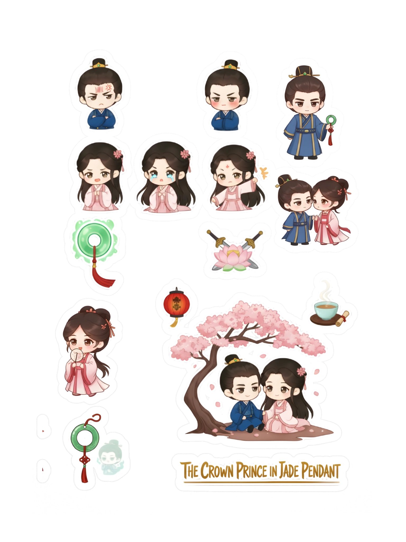 Romantic Chibi Sticker Collection product image (3)