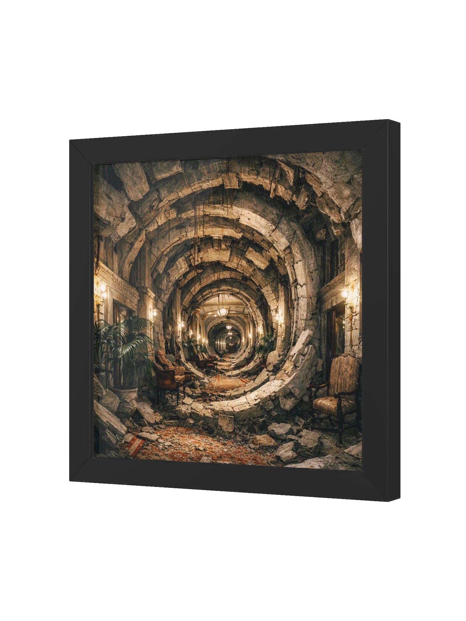 Surreal Hotel Corridor – Concrete Collapse product image (2)