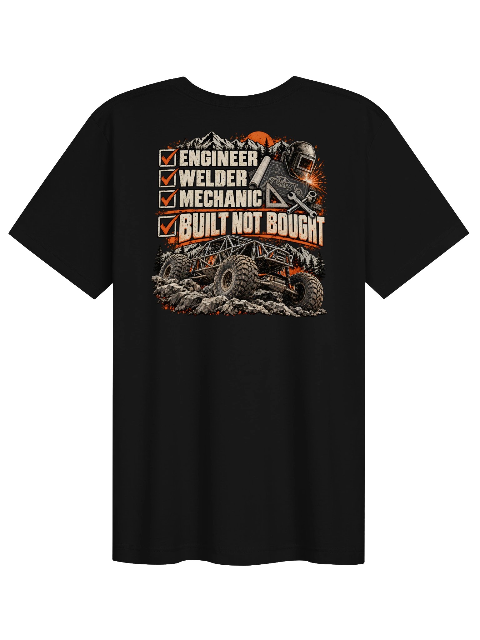 Check List Built Not Bought Buggy T-shirt product image (9)