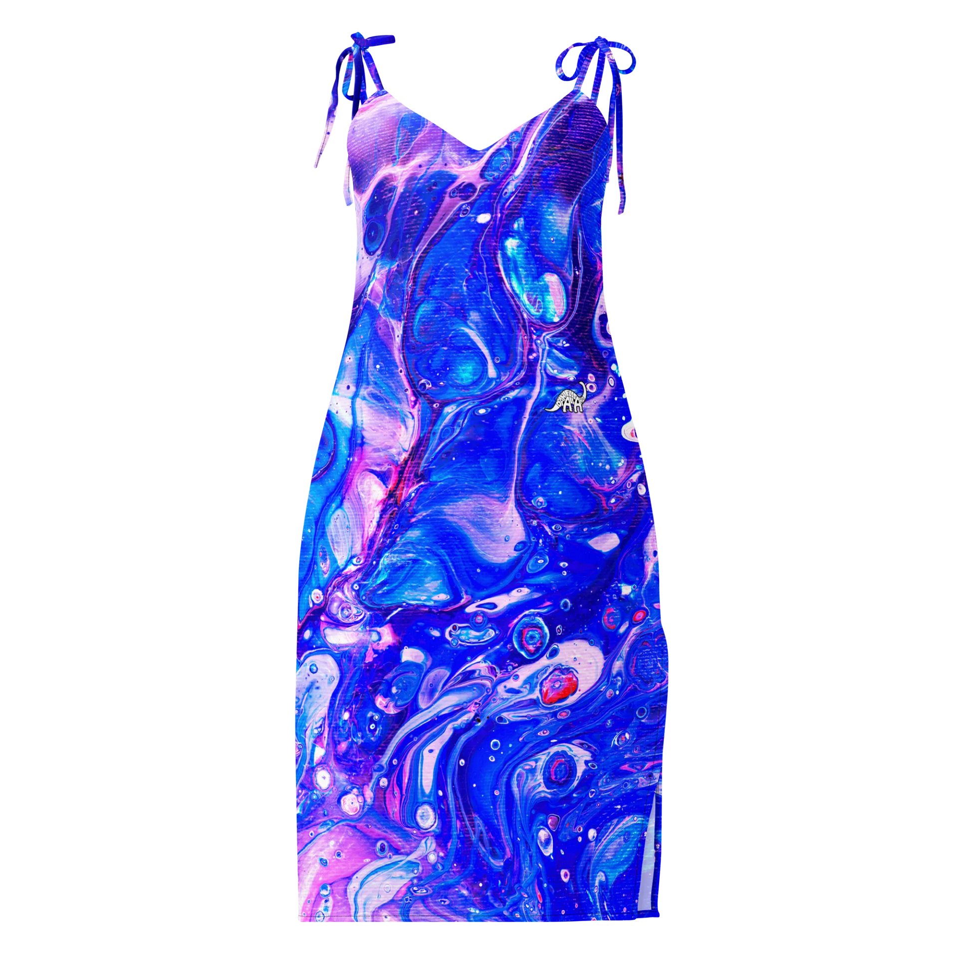 Bubblegum Fluid Acrylic Slip Dress product image (1)