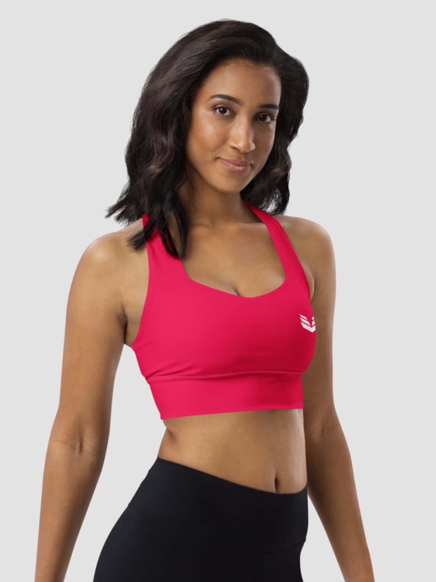 Longline Sports Bra - Electric Rose product image (3)