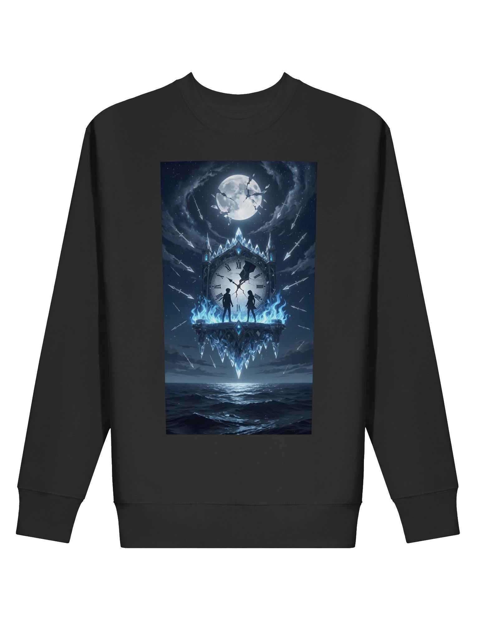 Cracked Moon Clockwork Dream Sweatshirt product image (2)