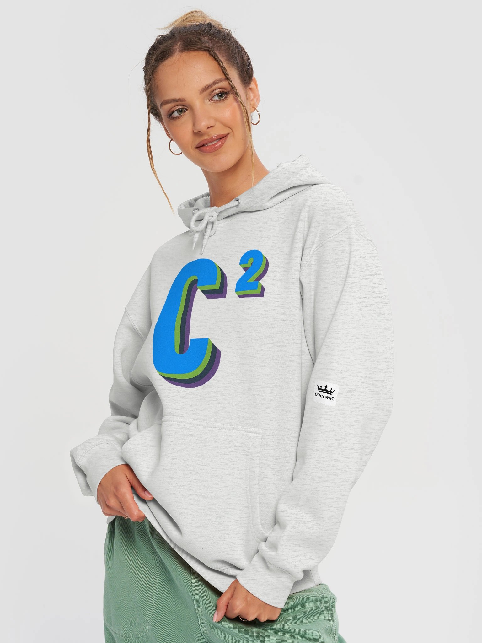C² ICONIC Logo Pullover Hoodie product image (1)