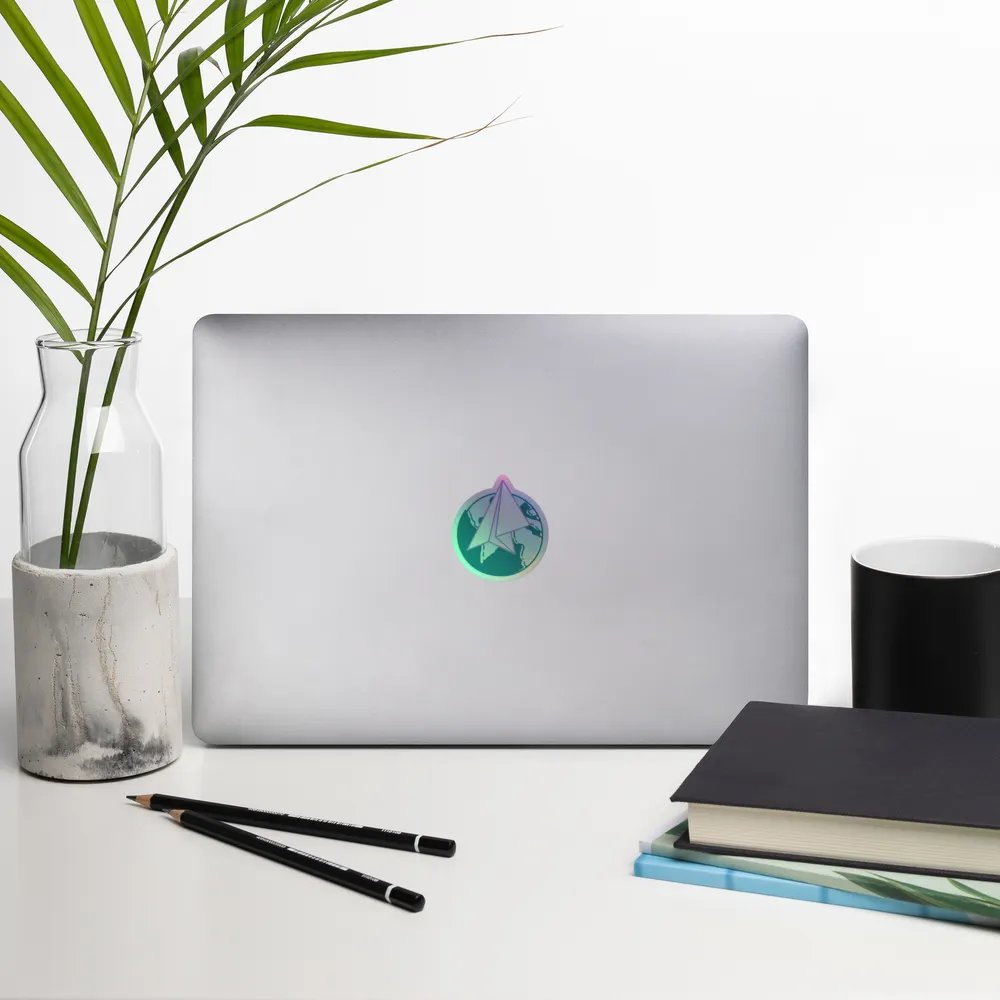Nomadic Activist Logo Holographic Sticker product image (12)