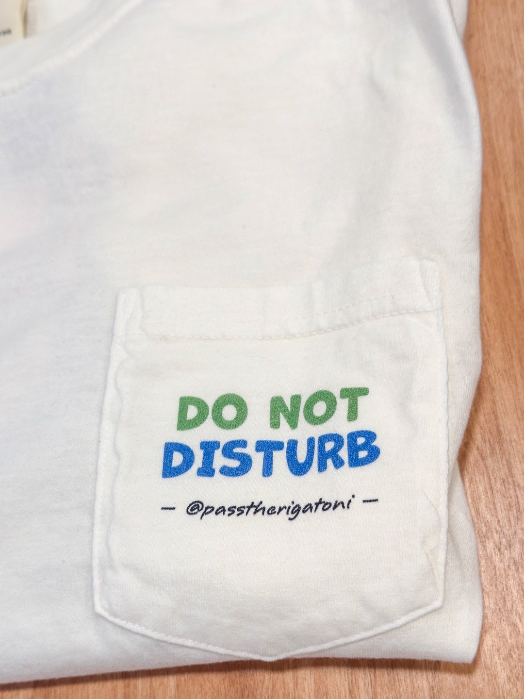 "Do Not Disturb" Pocket Tee product image (4)
