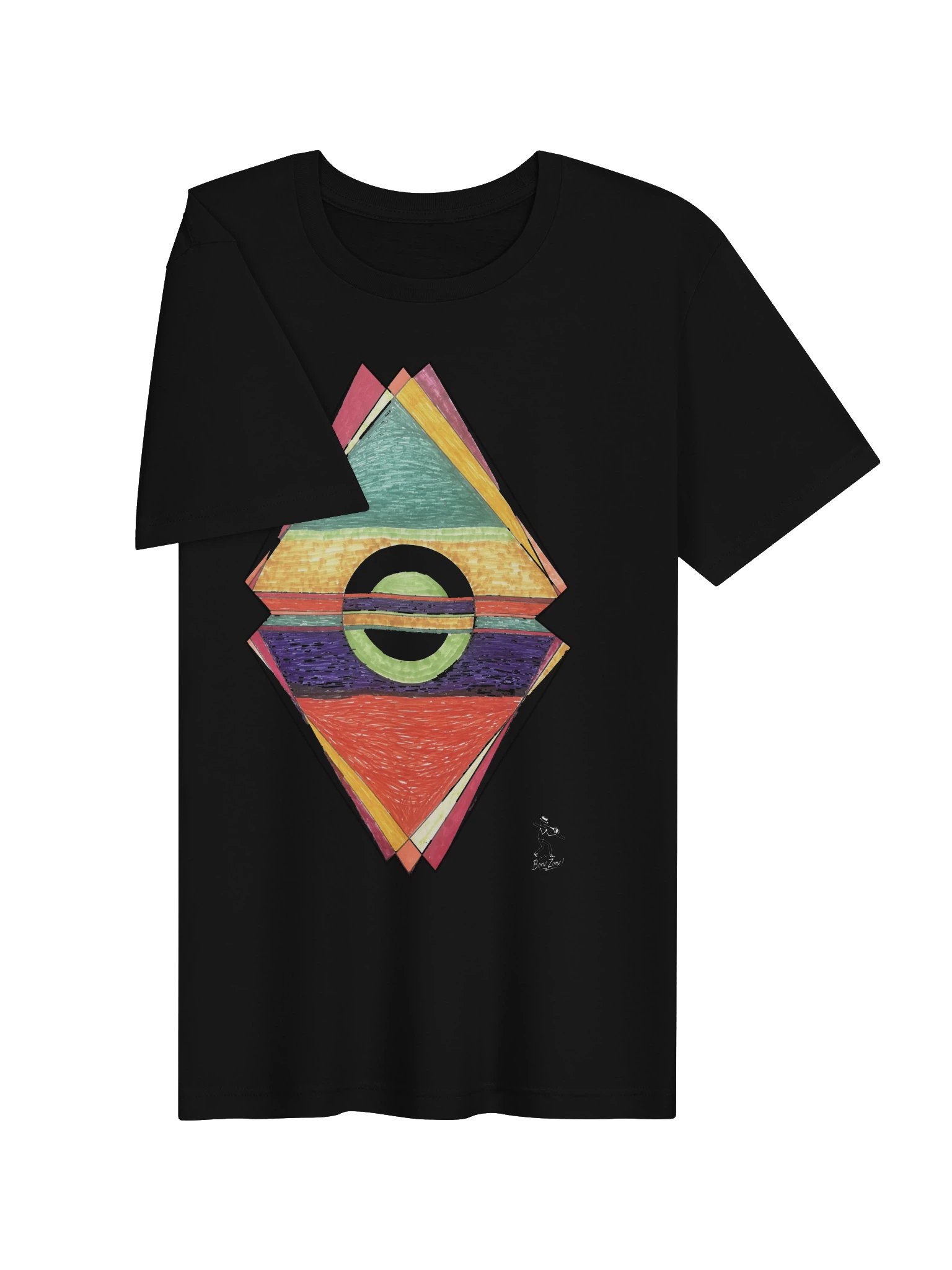 Geometric Diamond T-Shirt In the Bone Zone product image (2)