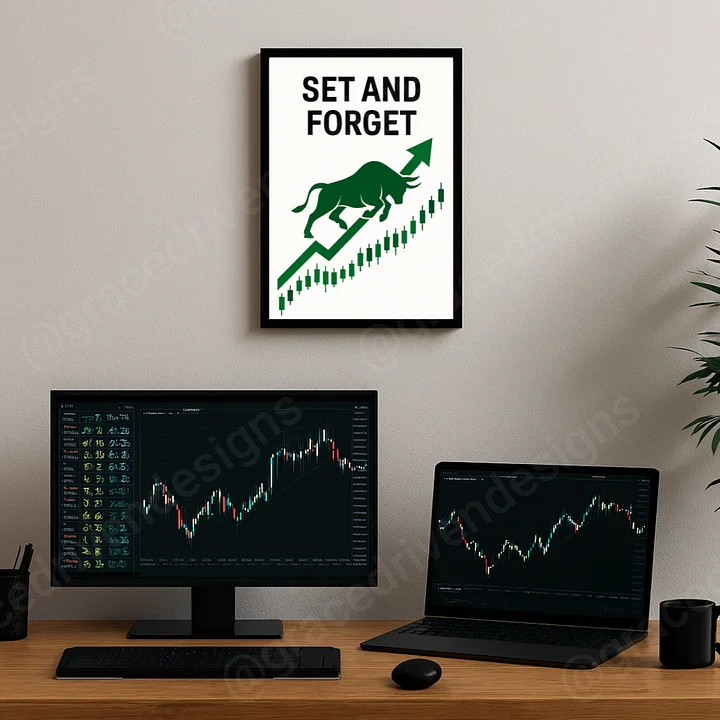 Set of 12 Printable Forex Wall Art | Trading Motivational Quotes | Trader Office Decor | Digital Download + Freebies | Instant Download product image (1)