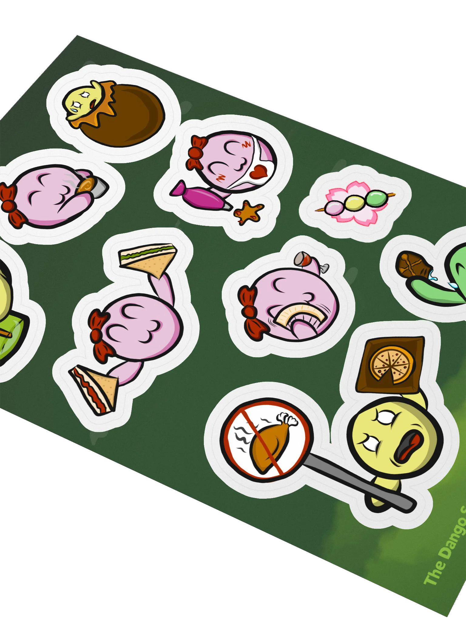Dango Food & Snacks Set - Kiss Cut Sticker Sheet product image (3)