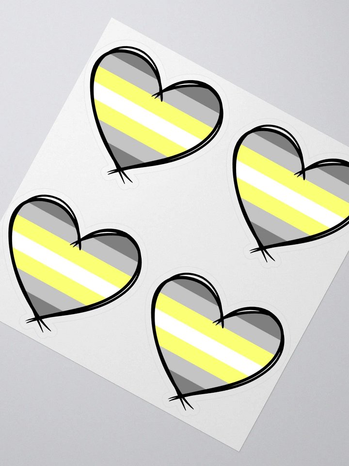 Demigender Pride Stickers product image (3)