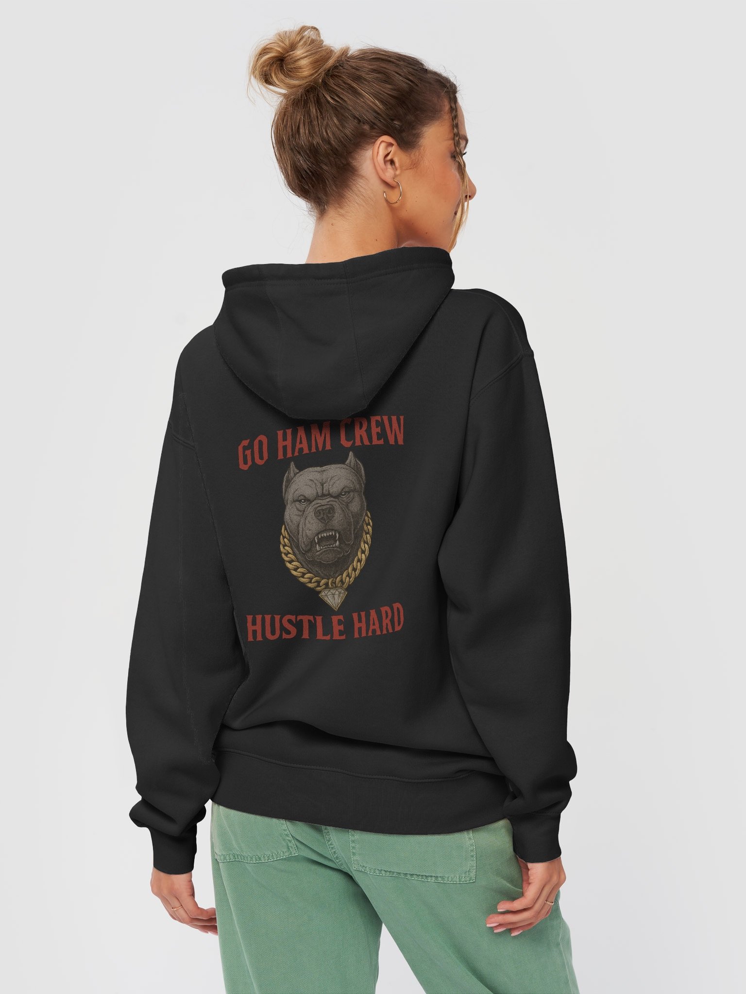 “Go Ham Crew: Hustle Hard Edition” Hood product image (4)