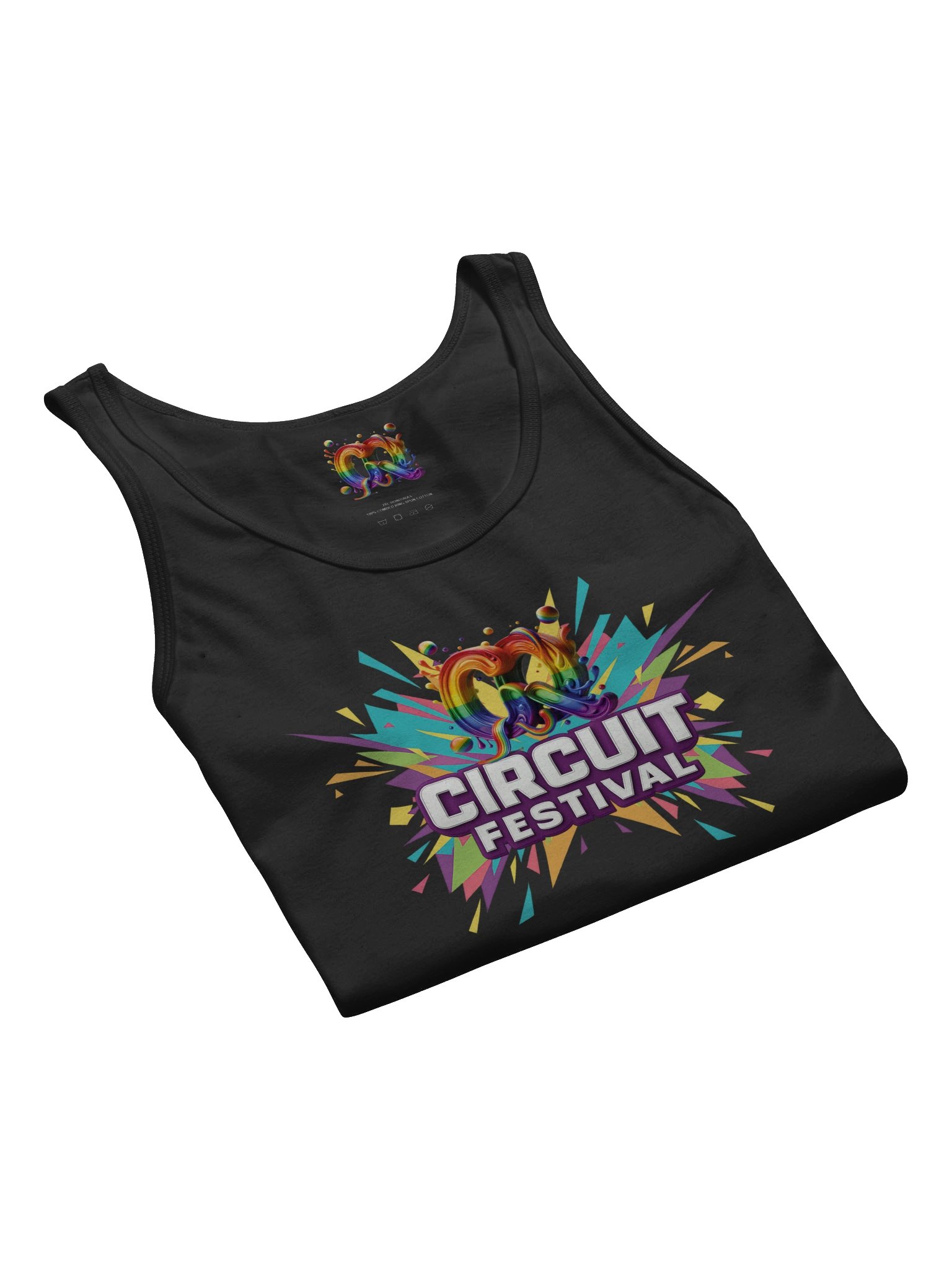 CQ CIRCUIT FESTIVAL – COLOR BURST PARTY TANK product image (9)