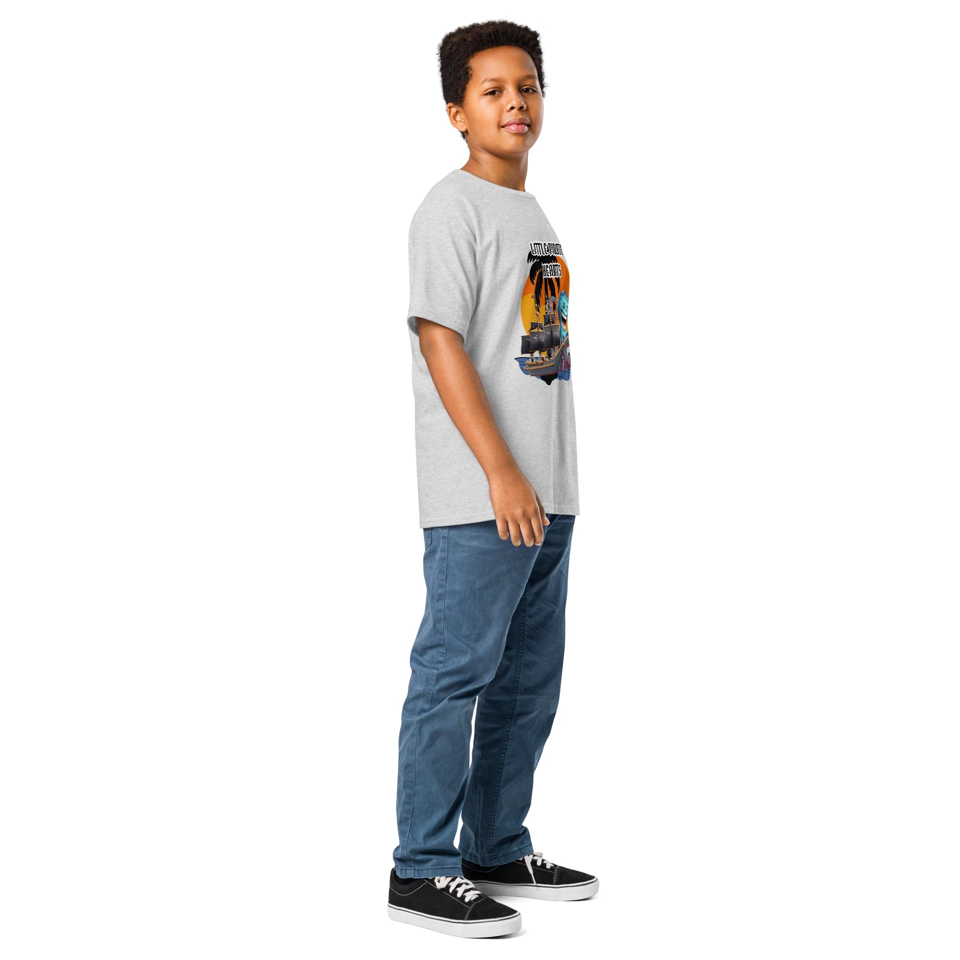 Little Pirate Hearts Youth Tee product image (60)