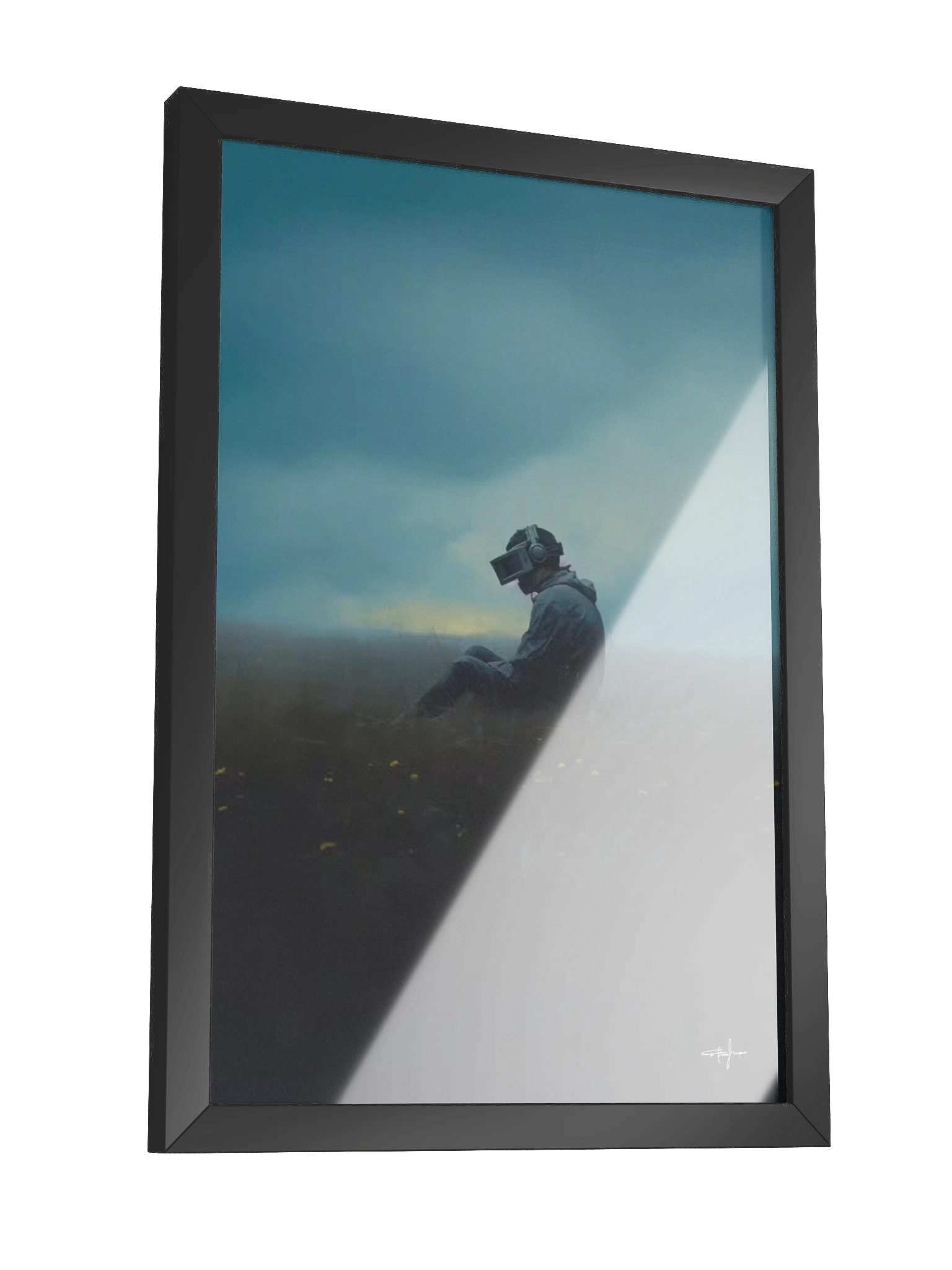 VR Guy (Original) - Poster (Framed) product image (5)