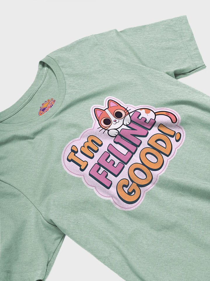 Feline Good Cartoon Cat T-Shirt product image (2)