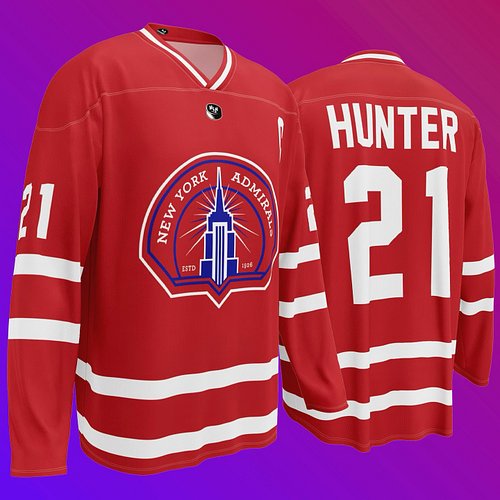 Scott Hunter jerseys in the shop!
#bluemoonoverbrooklyn #extrabanana #scottandkip #ipickor #hockey