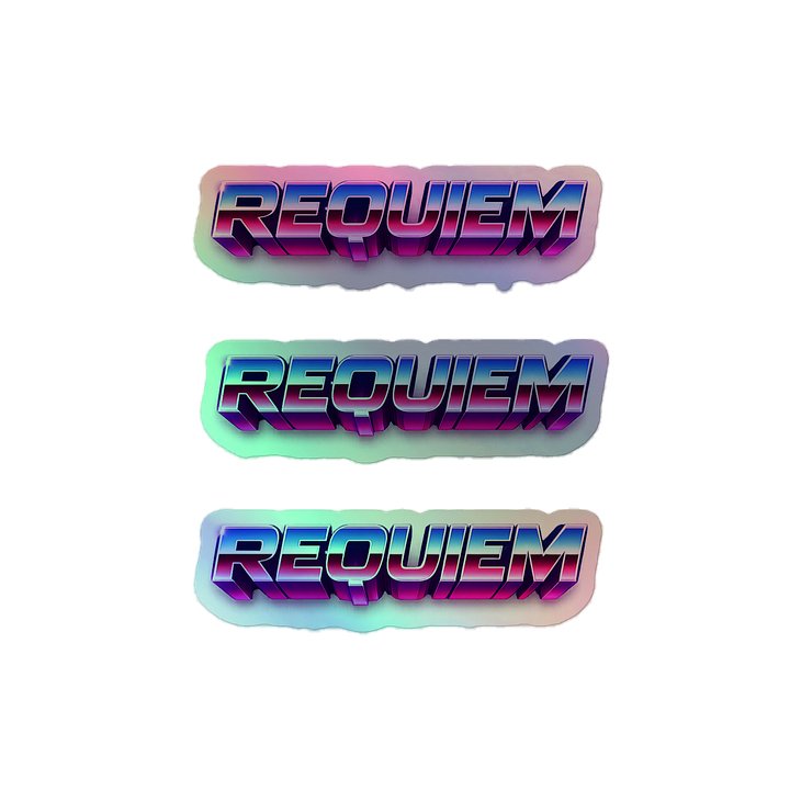 Requiem Holofoil Sticker Sheet product image (2)