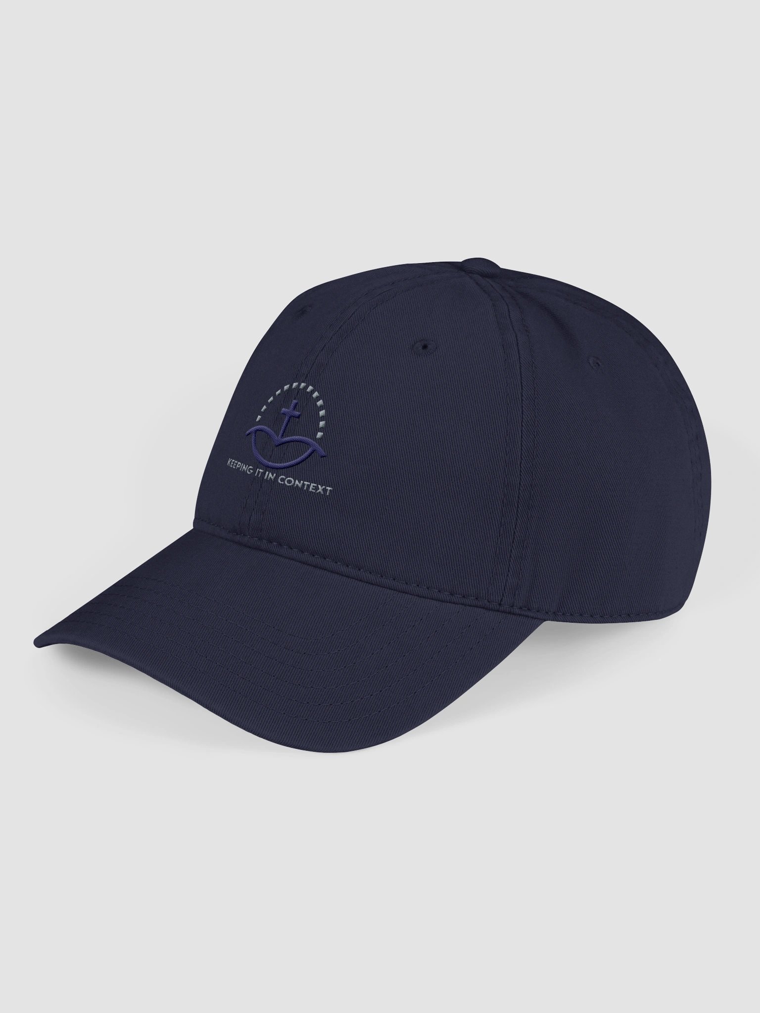 Keeping It In Context Blue and Grey Logo Cap product image (3)