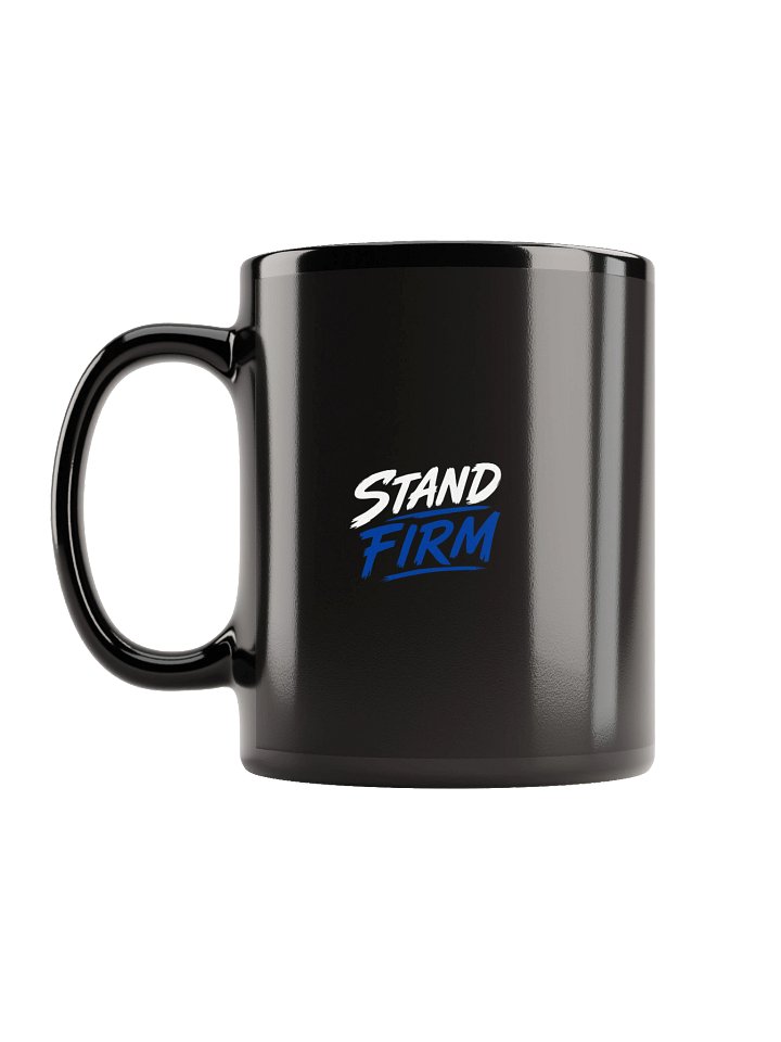 Spiritual Warfare Black Glossy Mug product image (1)