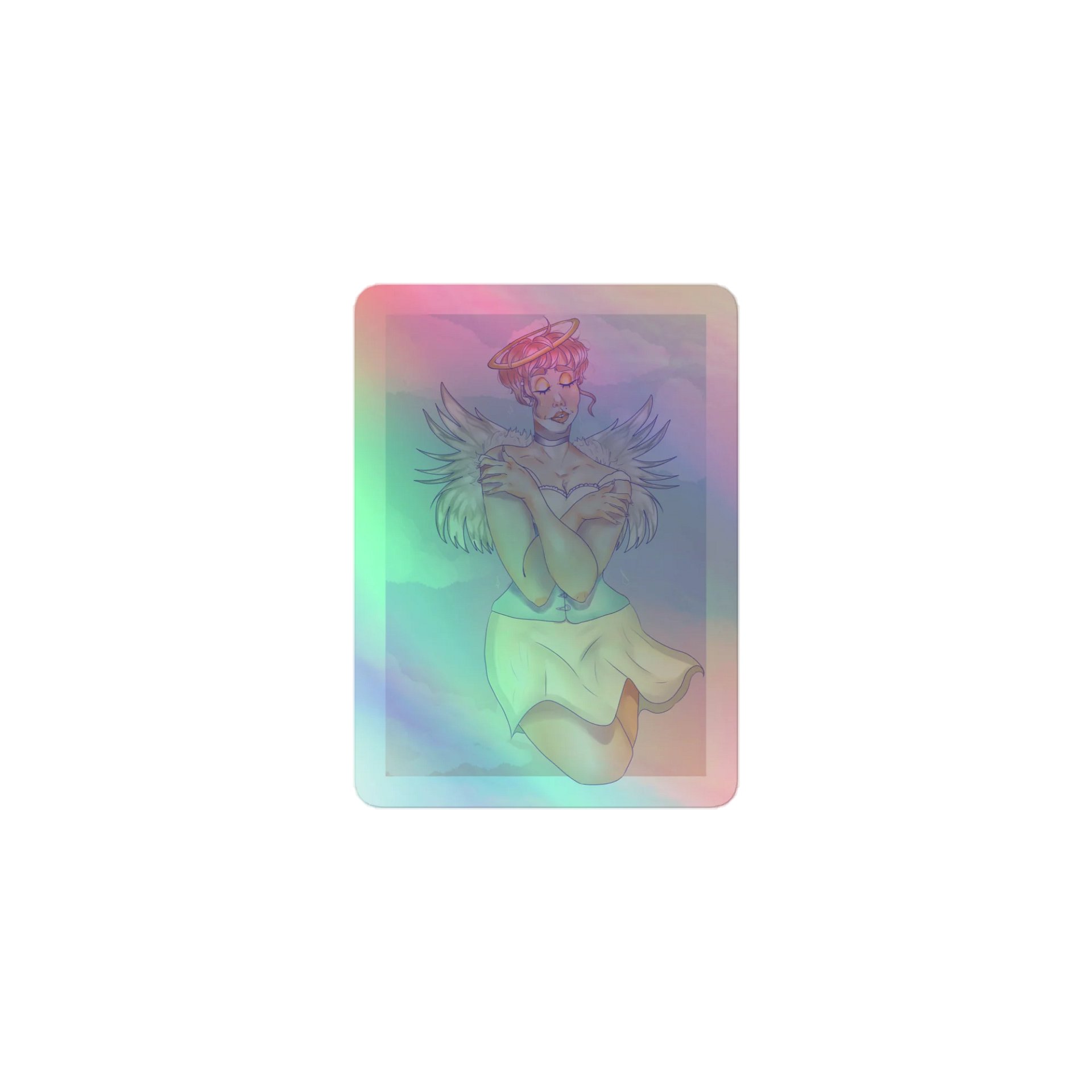 Sunset Angel Sticker product image (1)