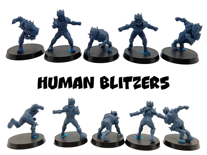 Human Fantasy Football Team - UGNI Miniatures product image (2)